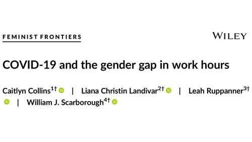 COVID-19 and the gender gap in work hours