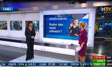 NTV on-air guest is Selen Kocabaş