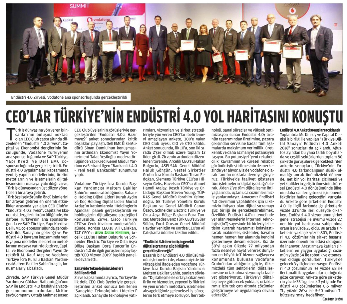 CEOs Discuss Turkey's Industry 4.0 Roadmap